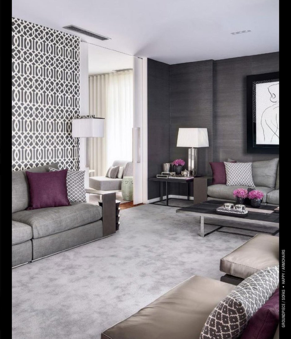 Гостиная в свежи тонах