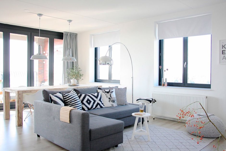 Цвет стен в скандинавском стиле