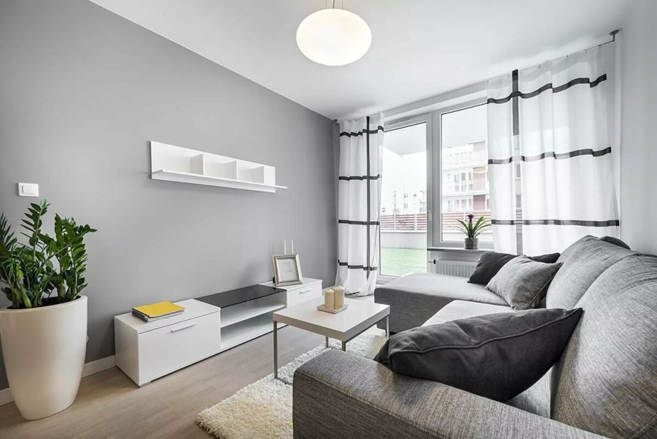 Интерьер в серых тонах