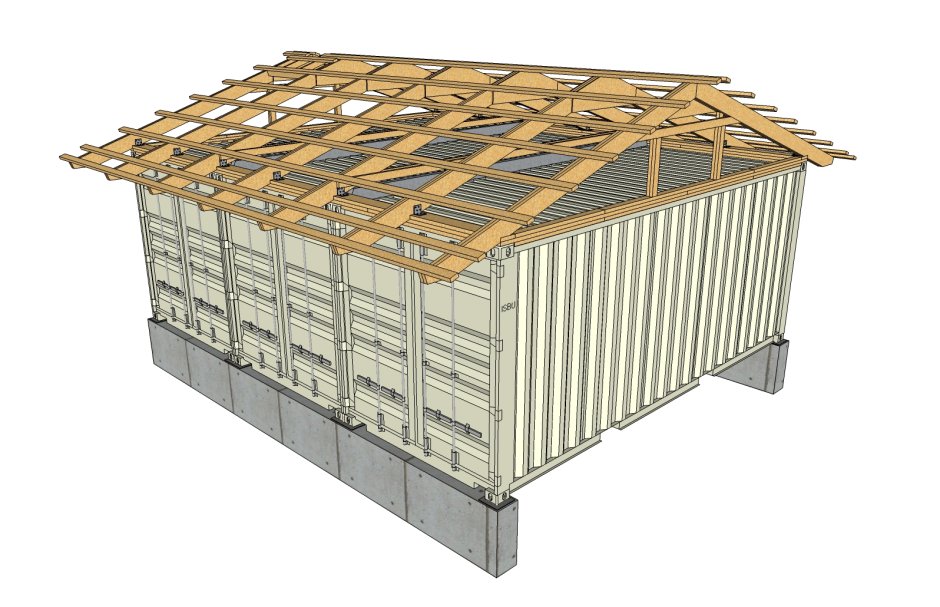Односкатная крыша пристройки к дому схема