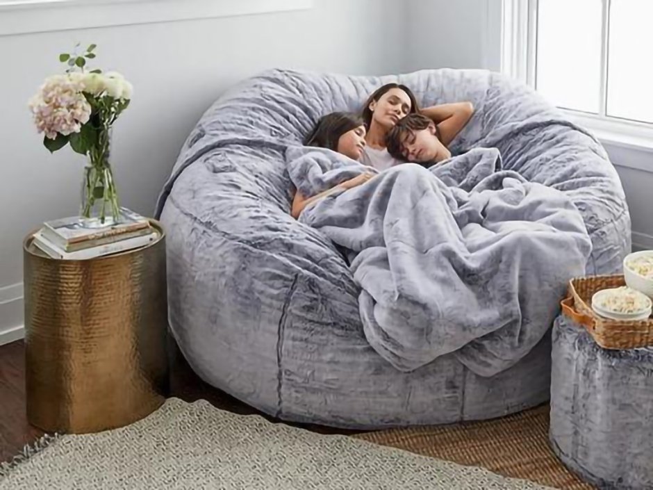 Гигантская подушка кровать lovesac