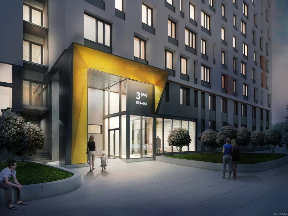 Входная группа в жилой дом