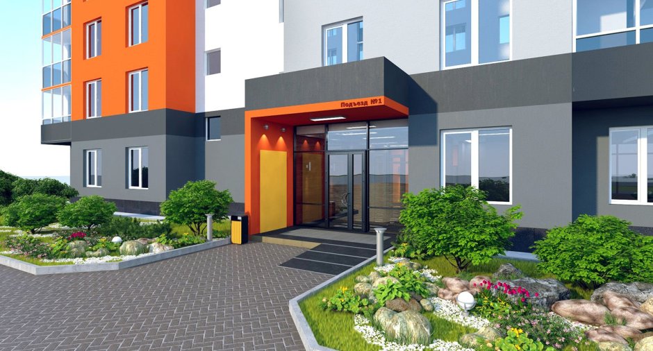 Входная группа в многоквартирном доме