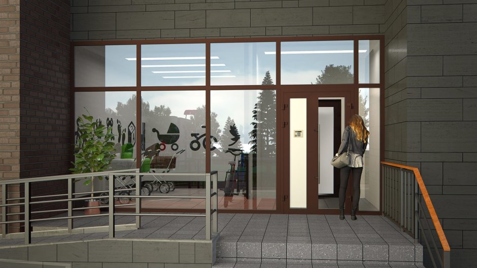 Подъездные входные группы