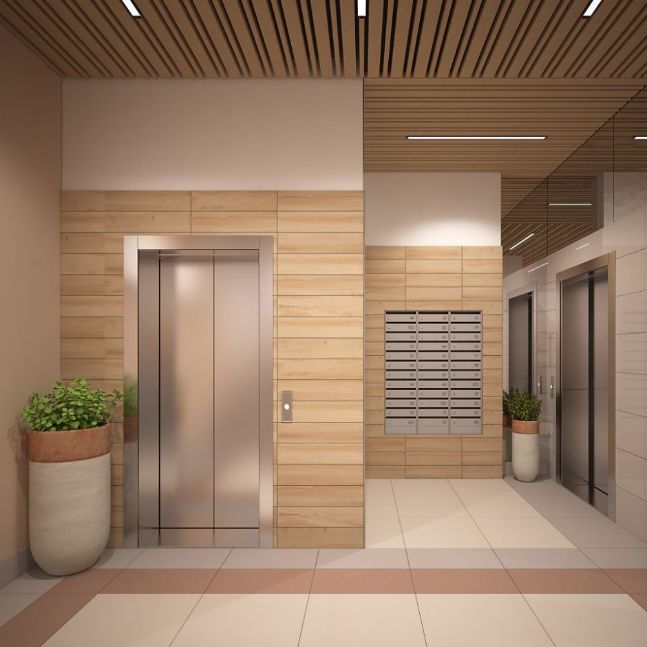 Отделка вестибюля