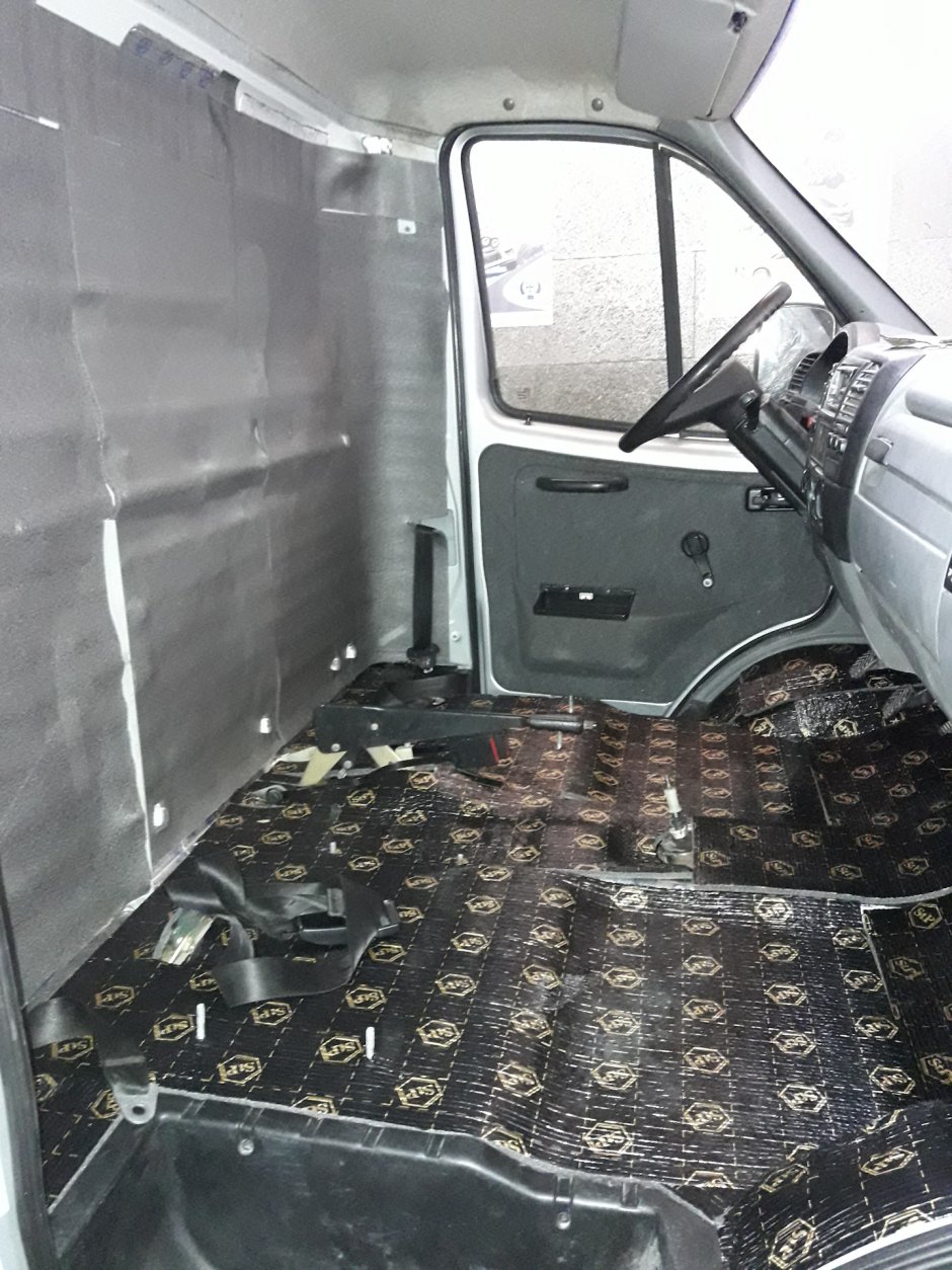 Шумоизоляция кабины Газель 3302