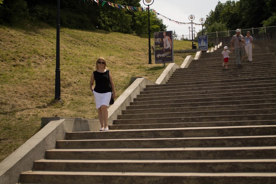 Ступеньки к морю в Светлогорске