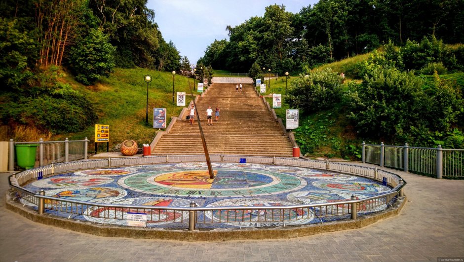 Светлогорск лестница к морю