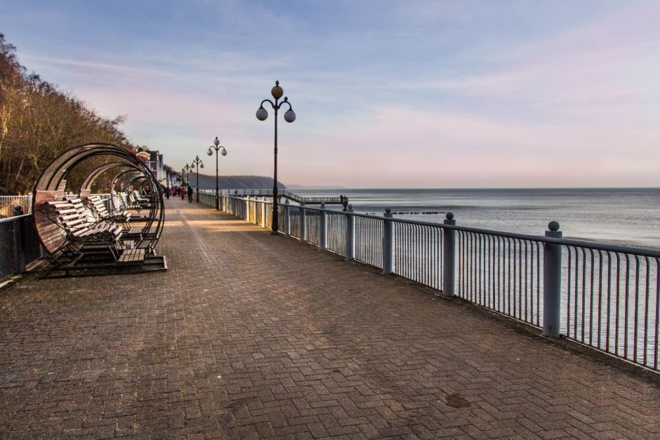 Променад в Светлогорске Калининградской