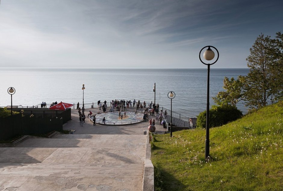 Смотровая площадка на набережной Светлогорска