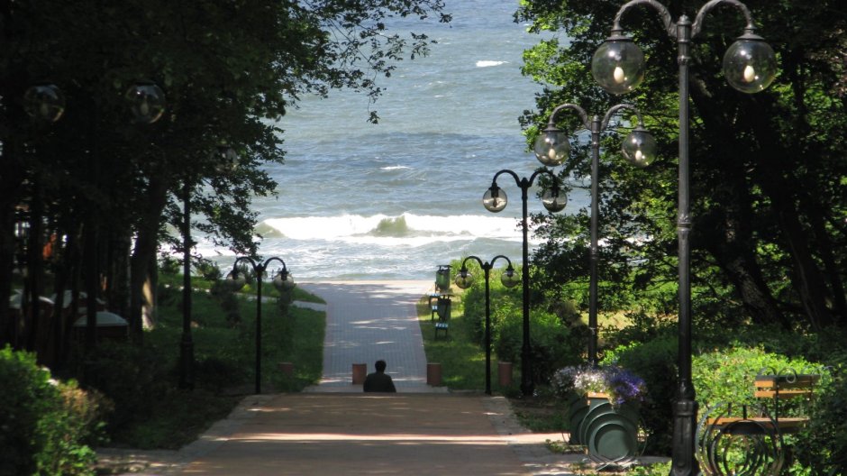 Отрадное Калининградская область спуск к морю