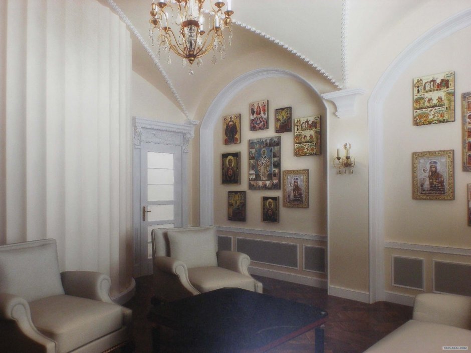 Иконостас в интерьере
