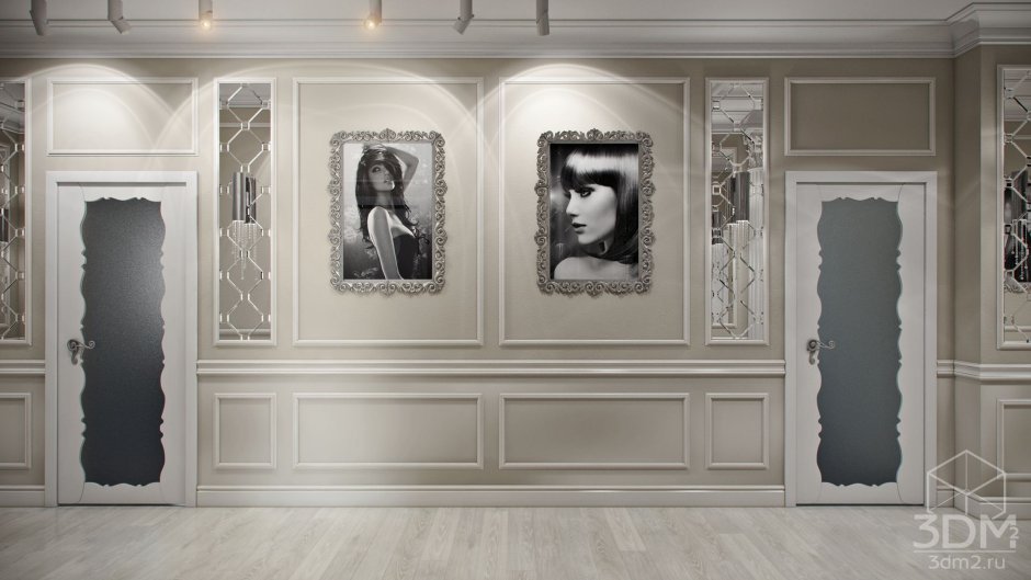 Молдинги рамки в интерьере