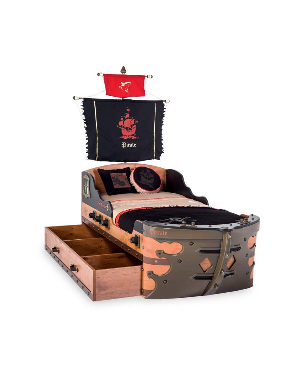 Кровать корабль для мальчика