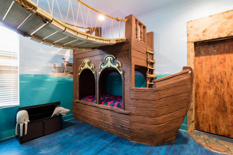 Кровать корабль