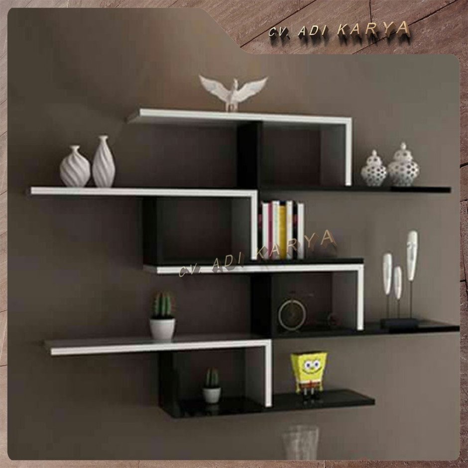 Полка "Wall Shelf-s (bas WL-001)" белая