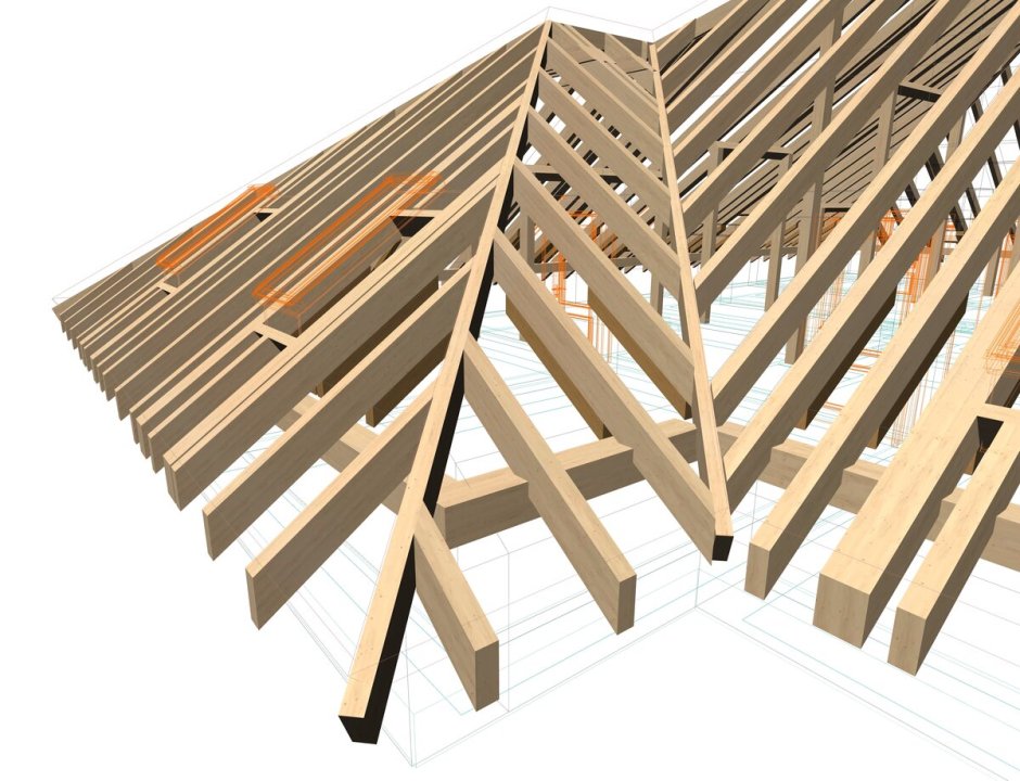 Каркасный дом с односкатной крышей
