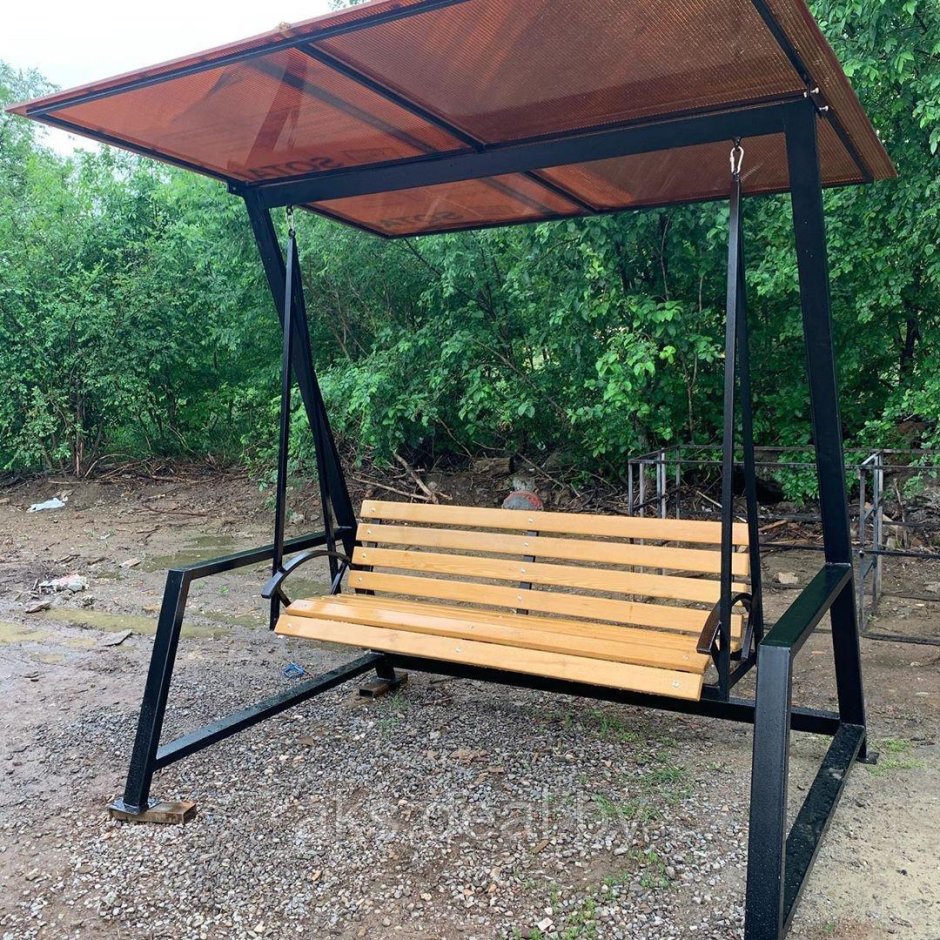 Качели садовые из металла