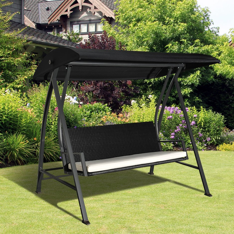 Садовые качели лофт