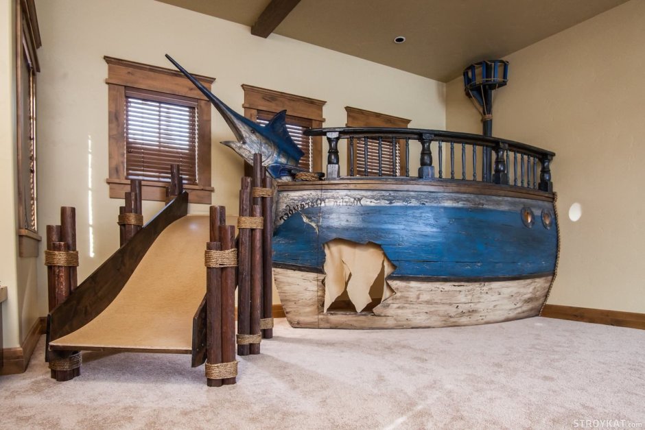 Пиратский стиль в интерьере