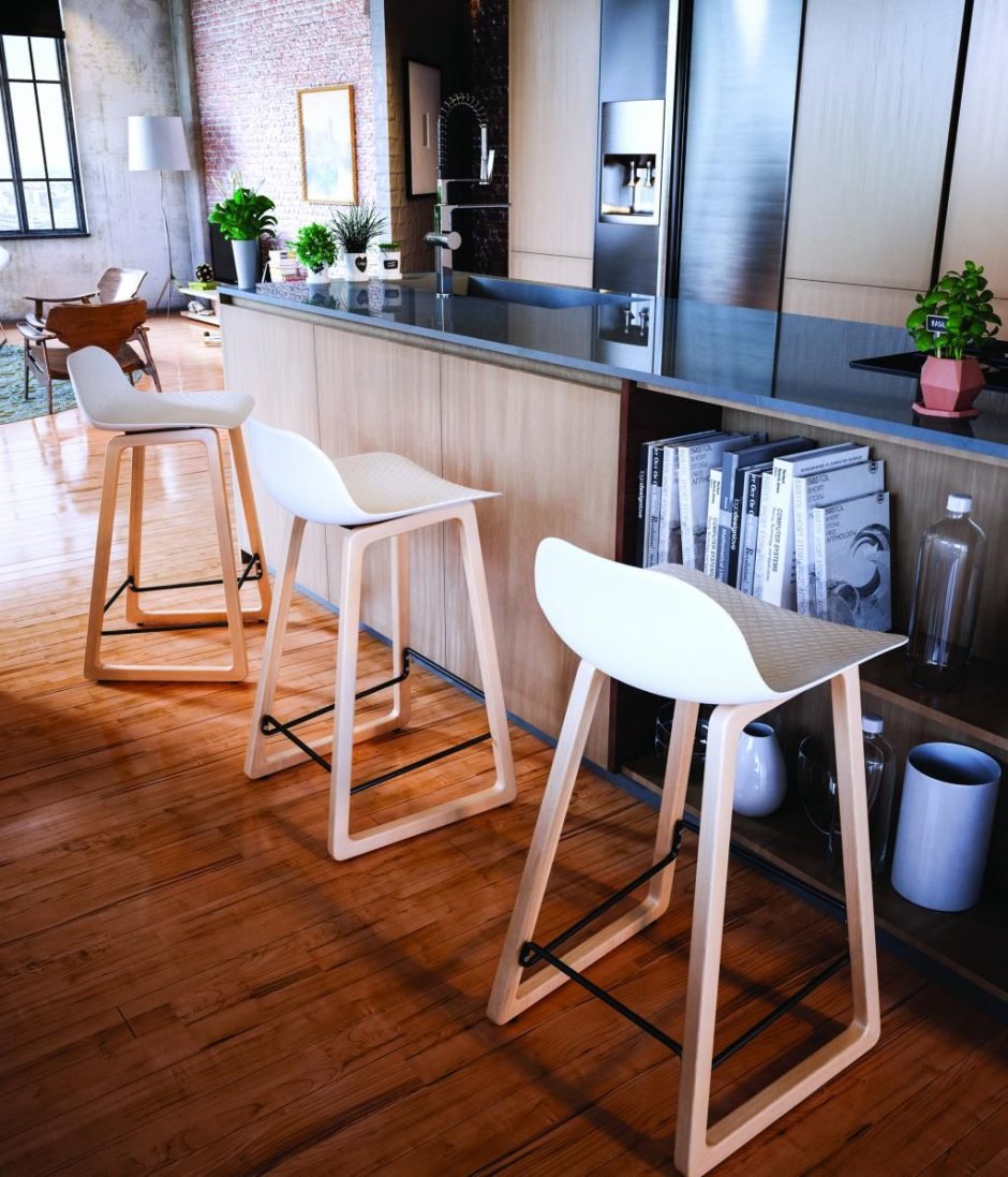 Стул полубарный 350s