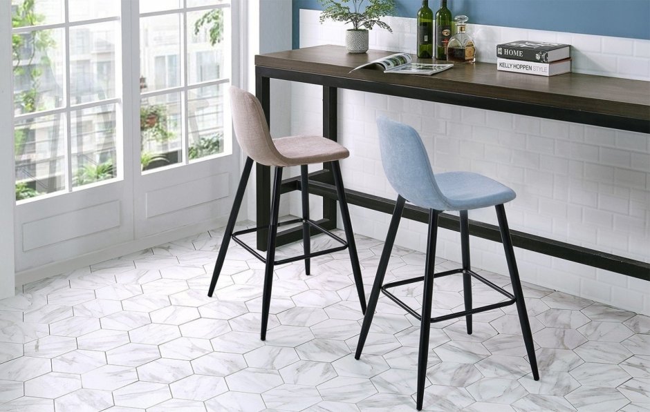 Стул Eames DSW барный белый