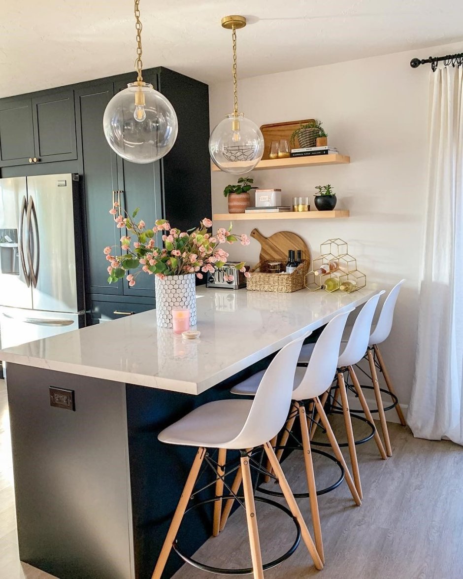 Барный стол в интерьере