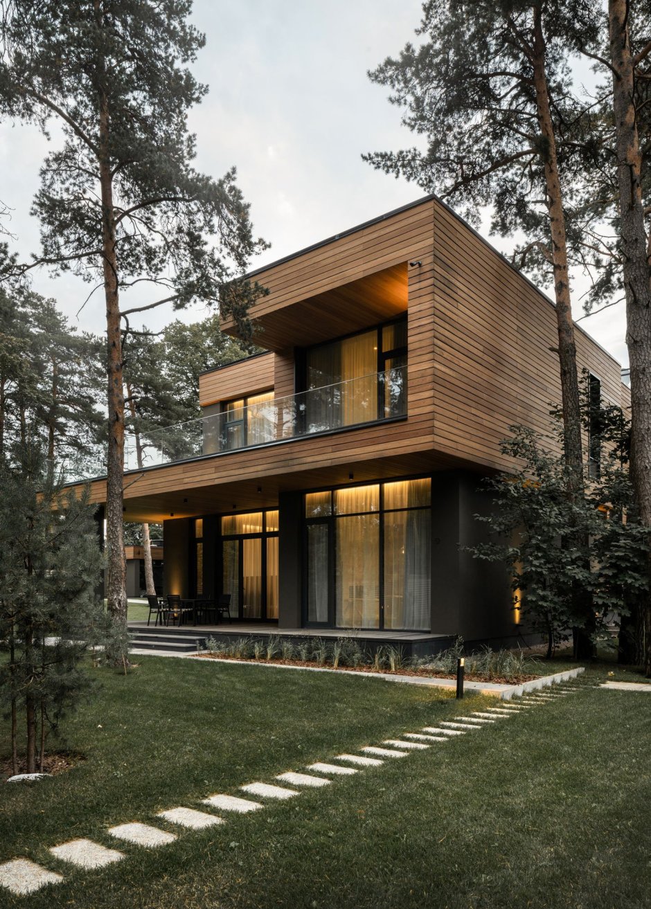 Современный загородный дом