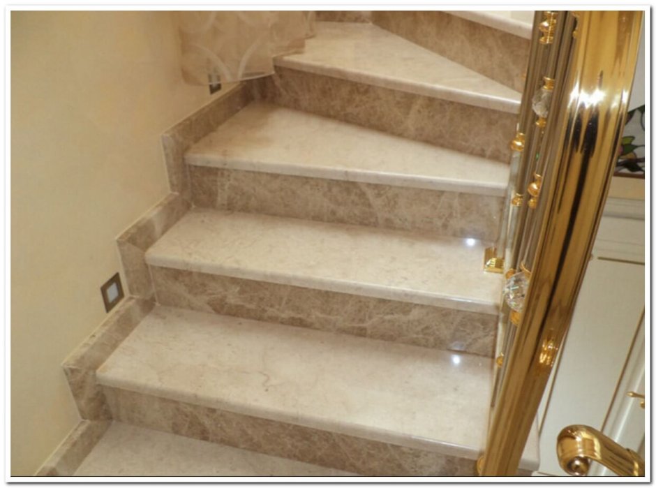 Ступени из мрамора Имперадор Лайт