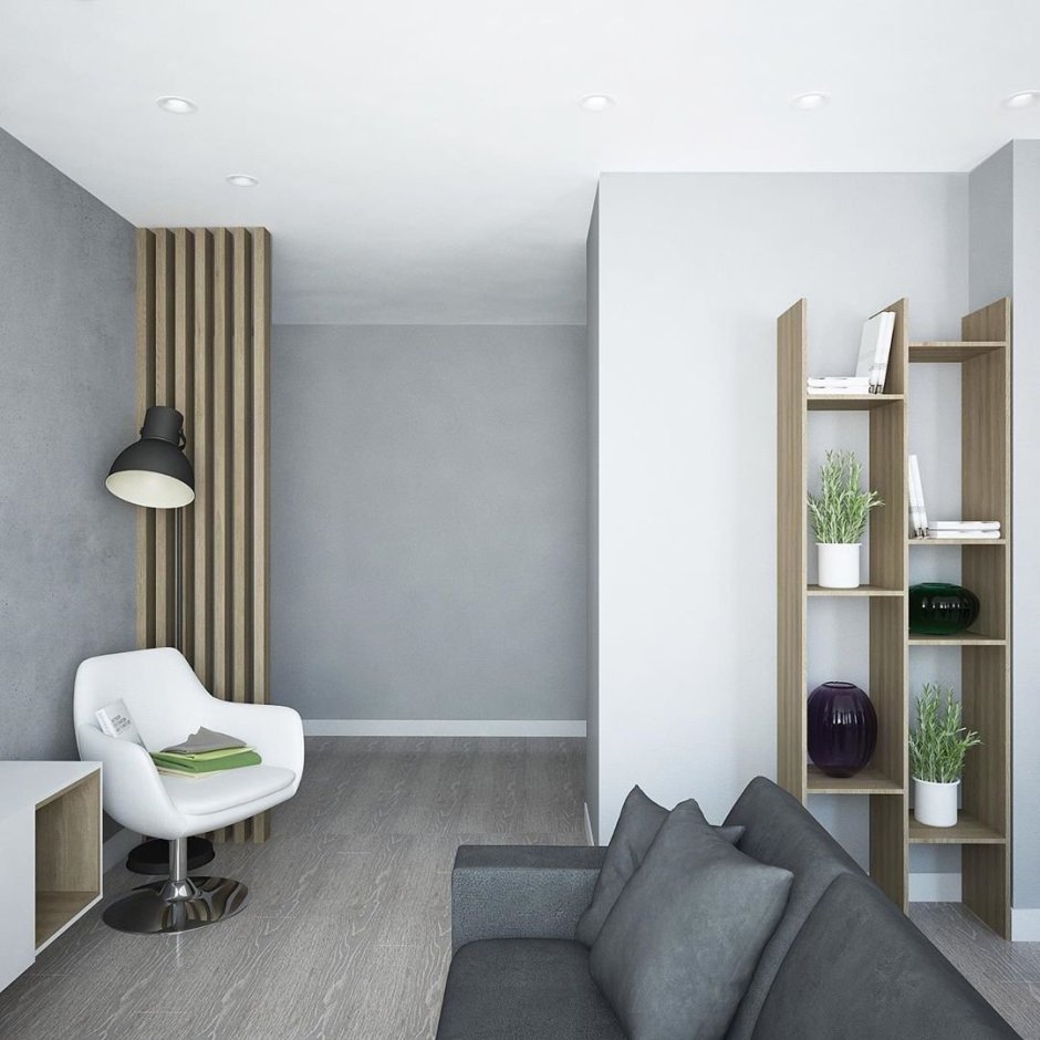 Интерьер хрущевка Минимализм