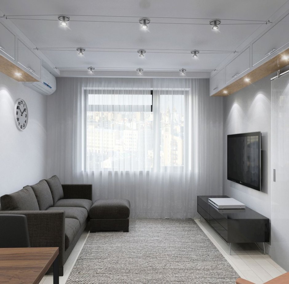 Интерьер гостиной в хрущевке