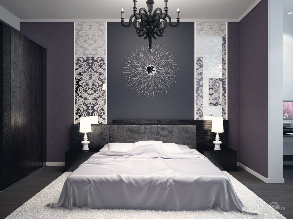 Черная спальня