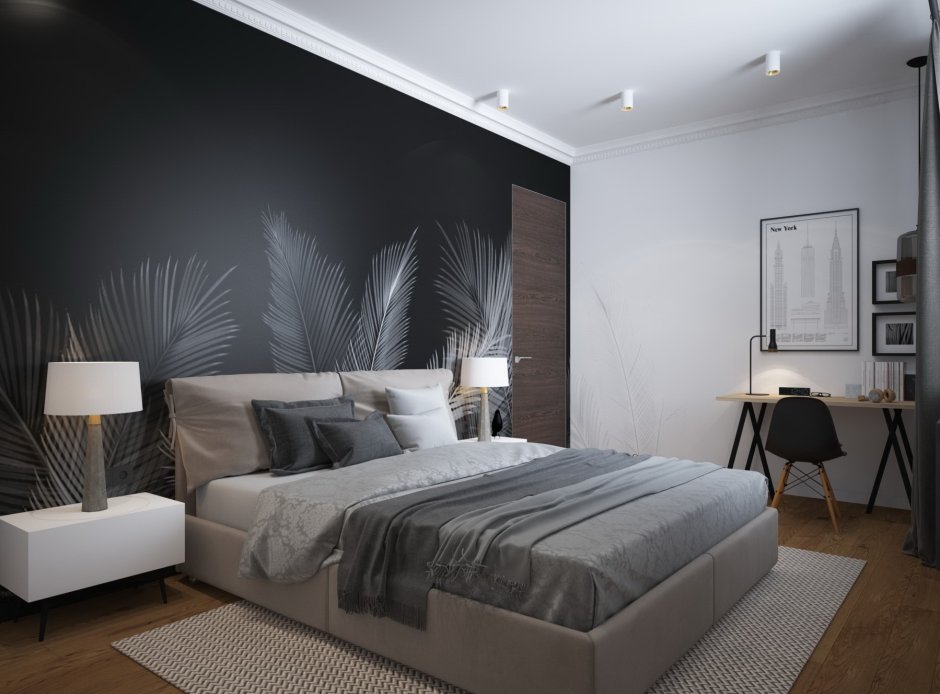 Тотал Блэк интерьер