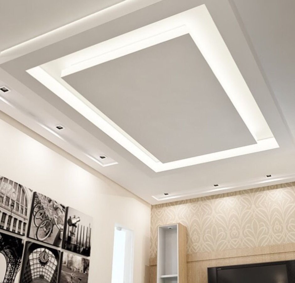 Многоуровневые гипсокартонные потолки