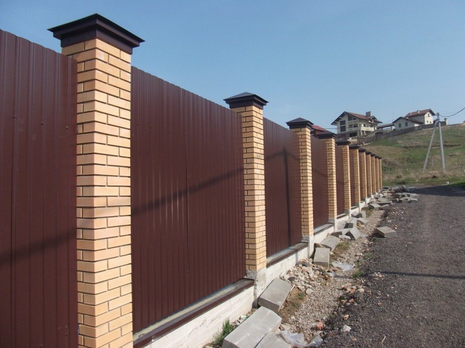 Металлический штакетник Гранд лайн