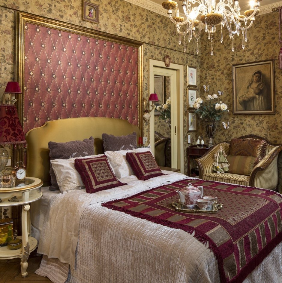 Спальня в английском стиле