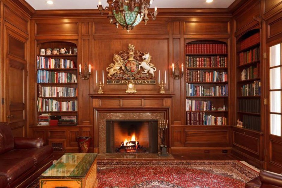 Викторианский стиль библиотека в Москве