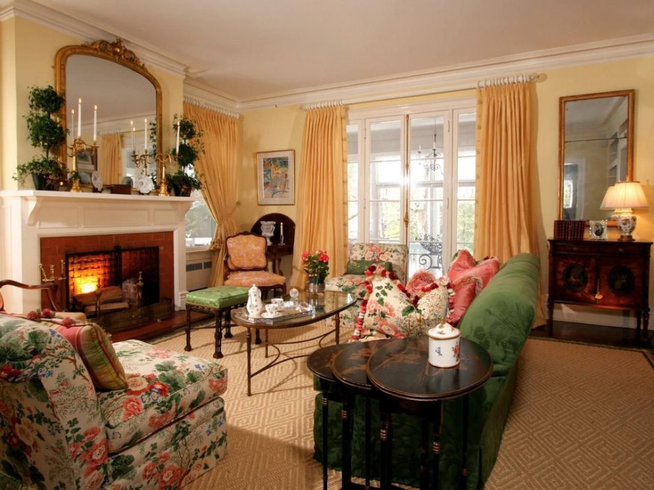 Гостиная в английском стиле