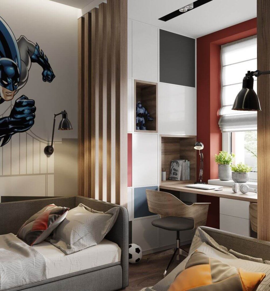 Дизайн спальни для подростка мальчика