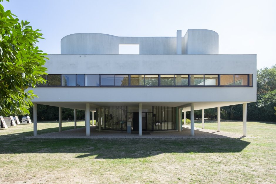 Вилла Савой Ле Корбюзье чертежи план