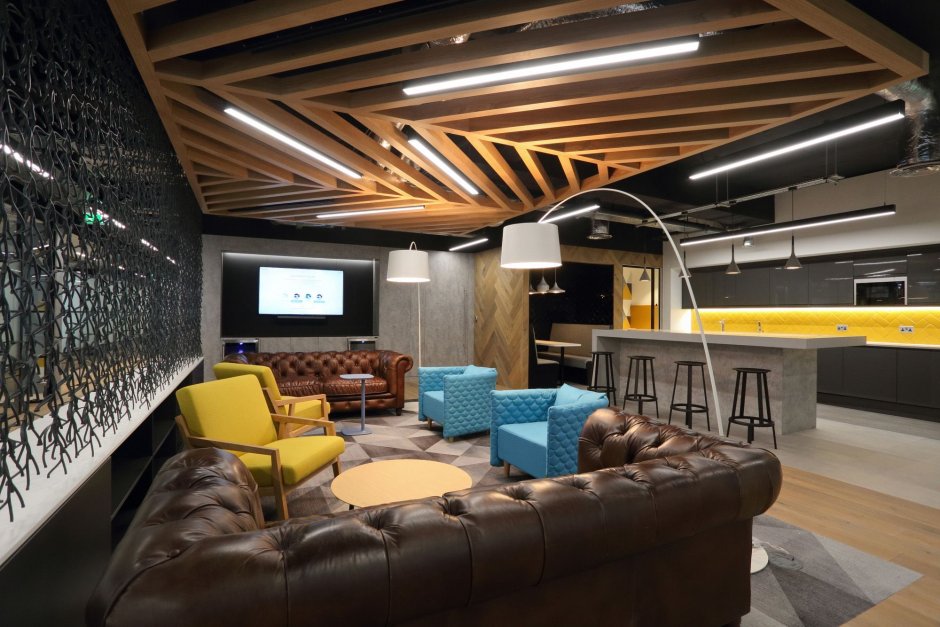 Стиль лаунж в интерьере офиса