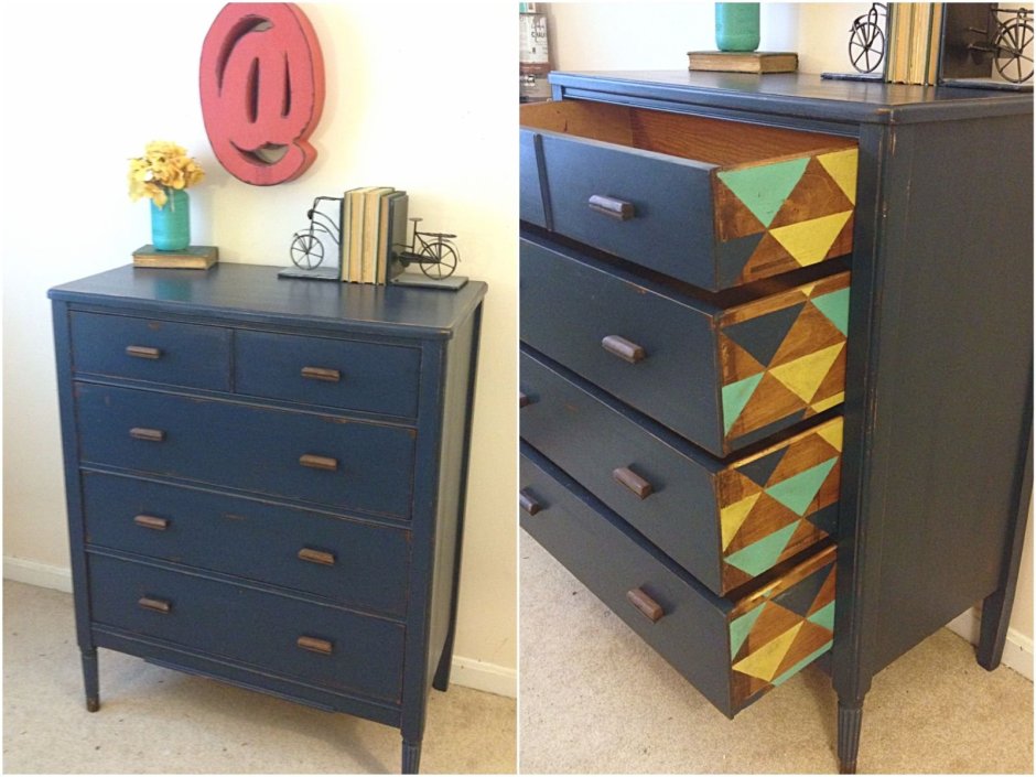 Комод в стиле Мемфис