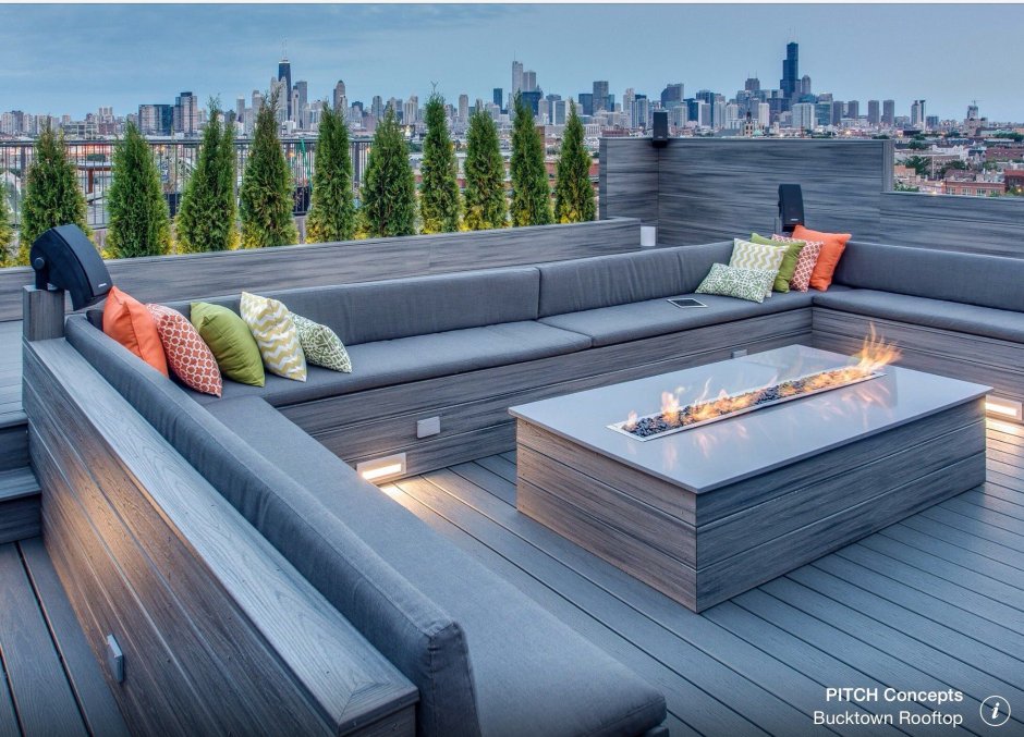 Дом Бадаева эксплуатируемая кровля