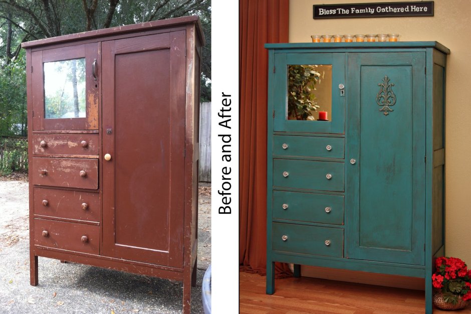 Отреставрированный Советский шкаф