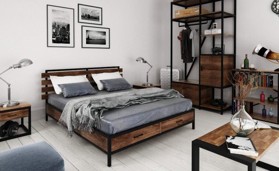 Кровать лофт Индастриал