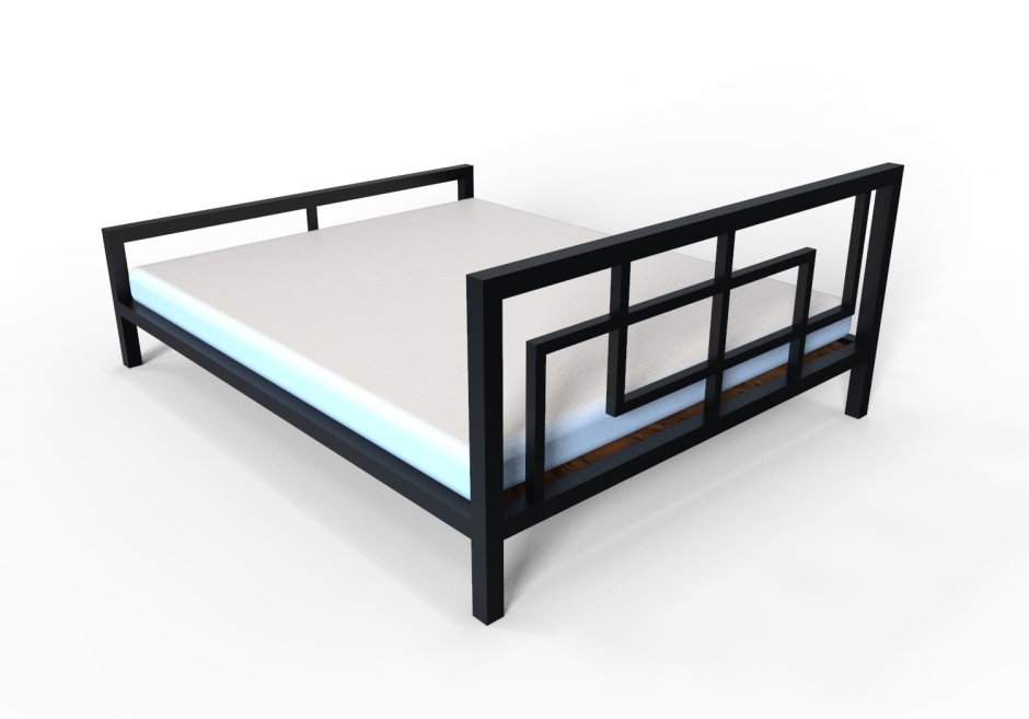 Металлическая кровать лофт 160200