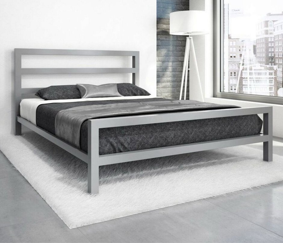 Металлическая кровать 140х200 аристо