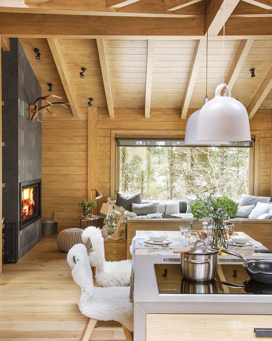 Интерьер дачного домика
