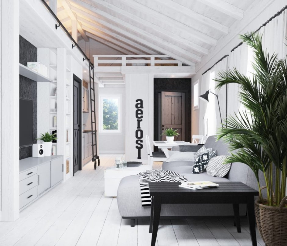 Загородный дом в скандинавском стиле