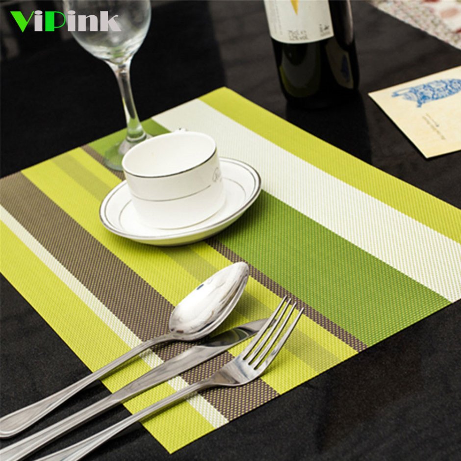 Салфетка под приборы, 38 см, ПВХ, круглая, серебристая, azhur